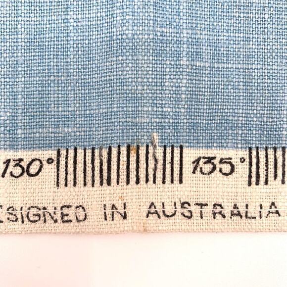 VTG NOS Souvenir Tea Towel 100% Linen Map of Australia Hand Printed Made/Poland - Picture 4 of 13